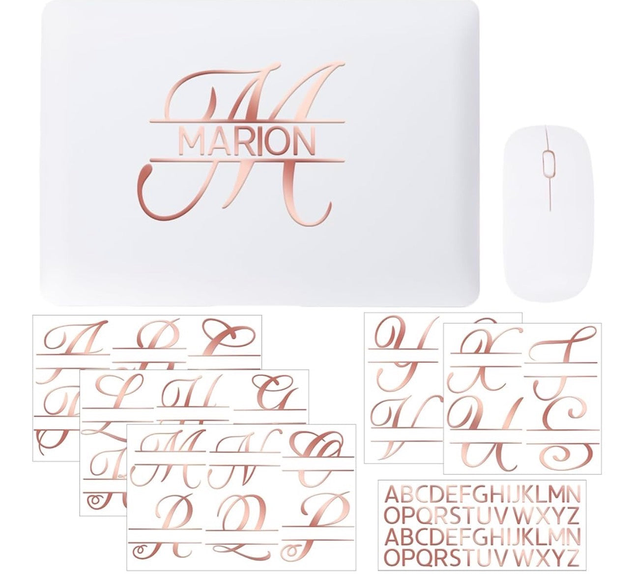 ROSEGOLD VINYL NAME DECAL