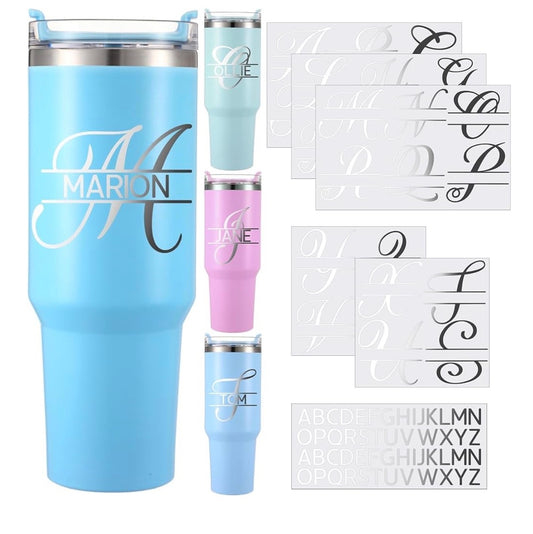 SILVER VINYL NAME DECAL